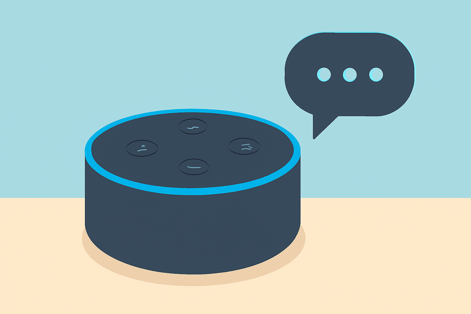 Echo Dotスピーカーの基本的な使い方