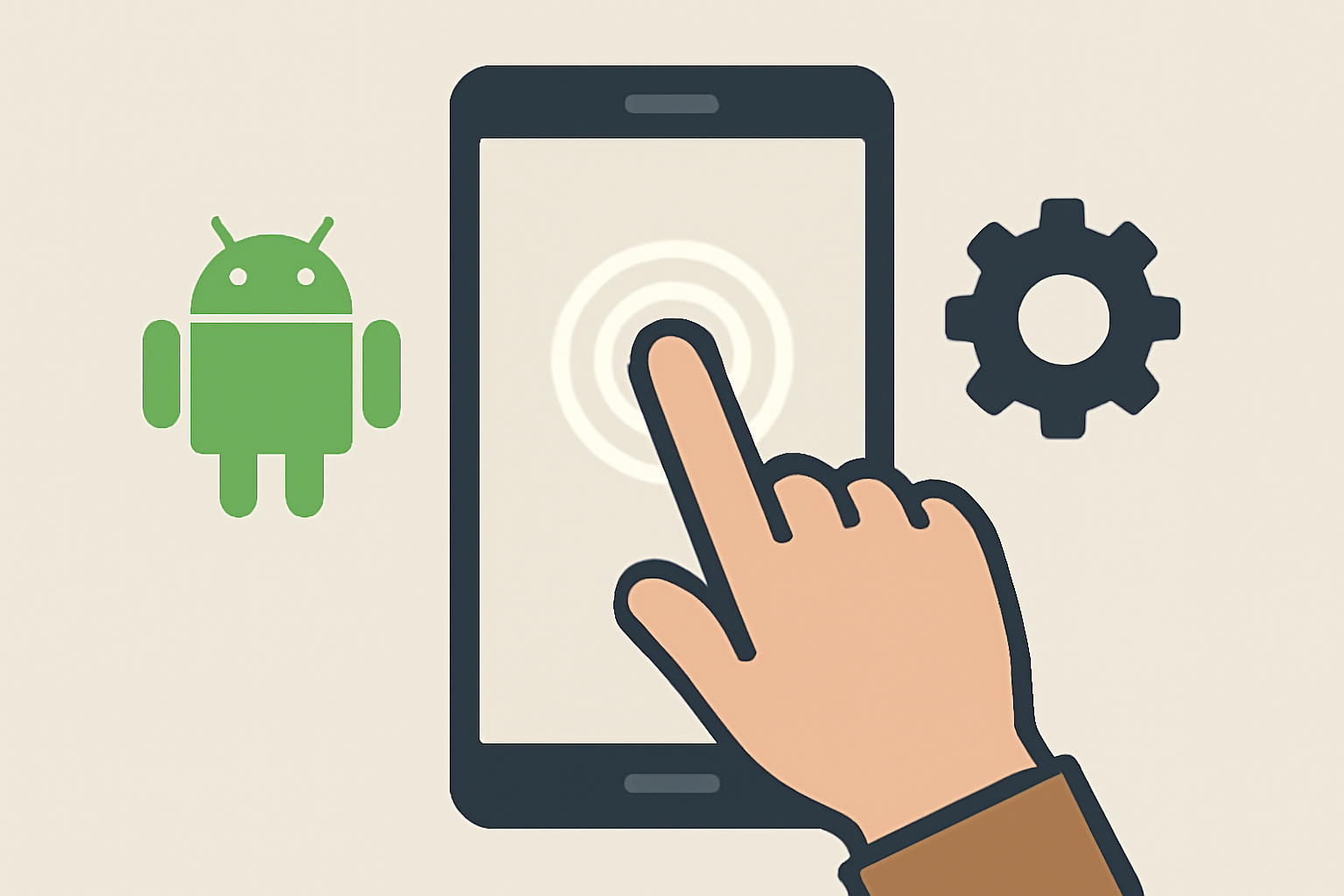 Androidのタッチパネル感度を調整する方法とは？
