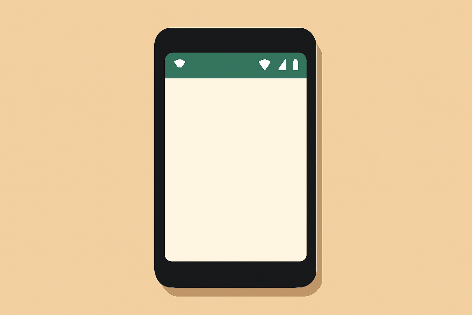 Androidステータスバーを固定するには？