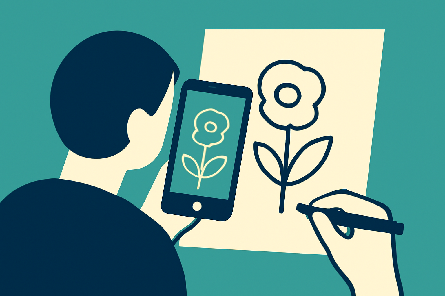 画面固定機能が写し絵に適している理由